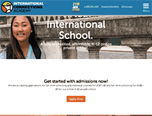 Tablet Screenshot of internationalconnectionsacademy.com